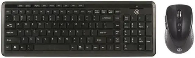 Alt view image 2 of 11 - Digital Innovations 4270100 USB Wireless Keyboard and Optical EasyGlide Mouse Black (4270100)
