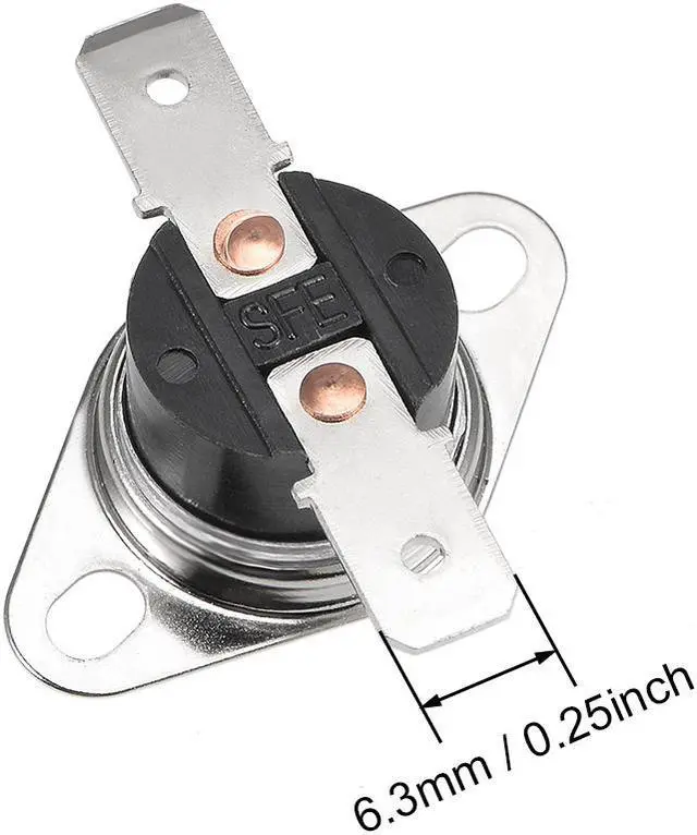 Alt view image 5 of 7 - 20pcs NC+NO KSD301 Thermostat 40-135°C/104-275°F(NC) 40-100°C/104-212°F(NO) Temperature Thermal Control Switch Assortment Kit