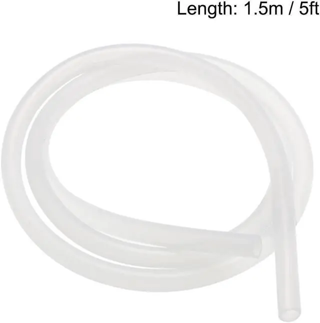 Alt view image 3 of 3 - Silicone Tubing, 3/8 Inch ID x 1/2 Inch OD 5ft Rubber Tube High Temp for Pump Transfer, Clear