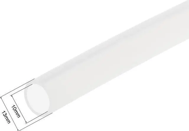 Alt view image 2 of 3 - Silicone Tubing, 3/8 Inch ID x 1/2 Inch OD 5ft Rubber Tube High Temp for Pump Transfer, Clear