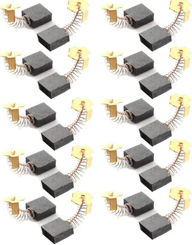 Main image of 10Pairs Repair Parts 17mm x 7mm x 17mm Electric Drill Motor Carbon Brushes