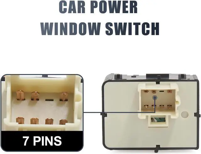 Alt view image 4 of 4 - Front Left Power Window Switch 10387305 for Venture Montana Chevrolet Pontiac