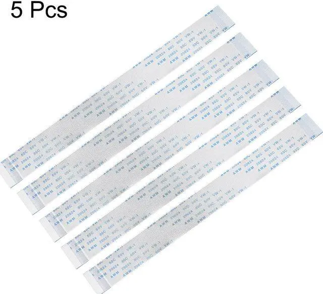 Alt view image 2 of 4 - Flexible Flat Cable, 30 Pins 0.5mm Pitch 150mm FPC FFC Flexible Ribbon Cable for LCD TV Car Audio DVD Player Laptop 5Pcs (A Type)