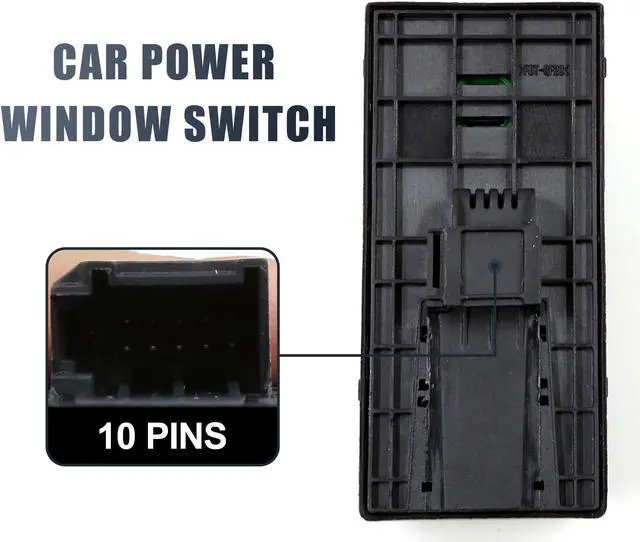 Alt view image 4 of 5 - Electric Power Panel Window Master control Switch For AUDI A3 A6 S3 C6 S6 RS6 Q7