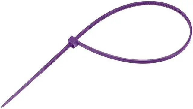Alt view image 3 of 3 - Cable Zip Ties 200mmx2.5mm Self-Locking Nylon Tie Wraps Purple 200pcs