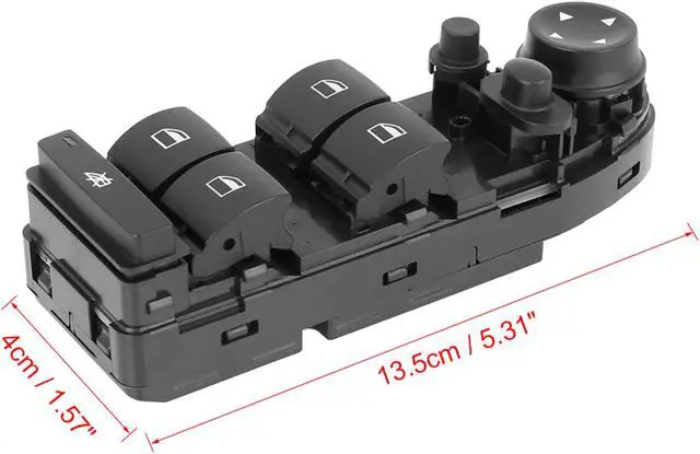 Alt view image 6 of 7 - 61319216049 Automobile New Front Left Side Master Power Window Control Switch for 2013-2015 BMW X1