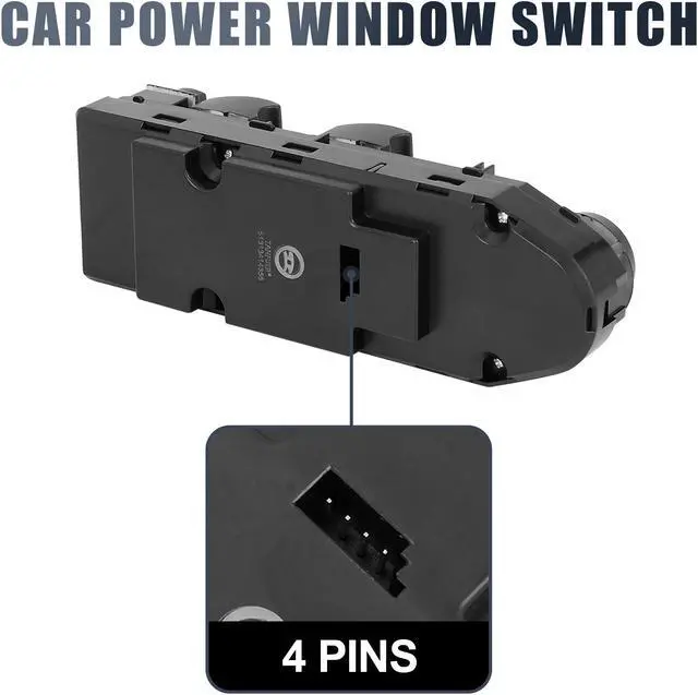 Alt view image 4 of 7 - 61313414355 Automobile New Front Left Side Master Power Window Control Switch for 2004-2010 BMW X3
