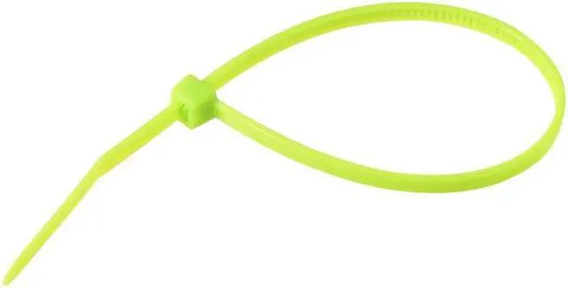 Alt view image 3 of 3 - Cable Zip Ties 150mmx2.5mm Self-Locking Nylon Tie Wraps Fluorescent Green 100pcs