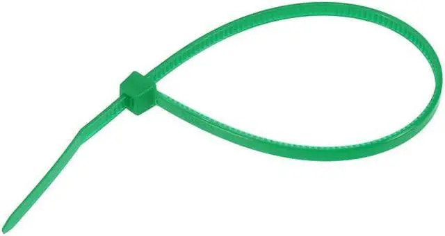 Alt view image 3 of 3 - Cable Zip Ties 150mmx2.5mm Self-Locking Nylon Tie Wraps Green 100pcs