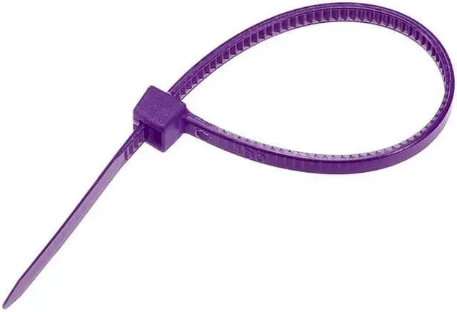 Alt view image 3 of 3 - Cable Zip Ties 100mmx2.5mm Self-Locking Nylon Tie Wraps Purple 300pcs