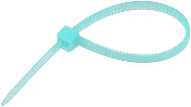 Alt view image 3 of 3 - Cable Zip Ties 100mmx2.5mm Self-Locking Nylon Tie Wraps Sky-Blue 100pcs