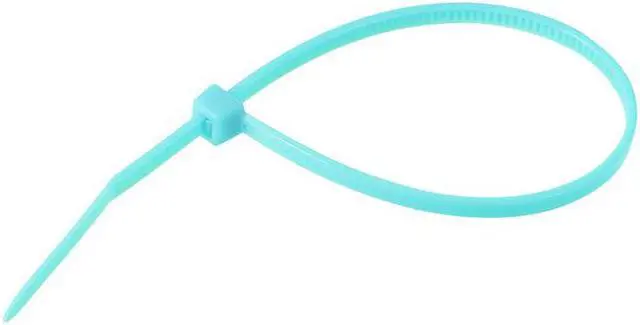 Alt view image 3 of 3 - Cable Zip Ties 150mmx2.5mm Self-Locking Nylon Tie Wraps Sky-Blue 100pcs