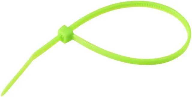 Alt view image 3 of 3 - 80pcs Cable Zip Ties 6 Inch x 0.1 Inch Self-Locking Nylon Tie Wraps Fluorescent Green