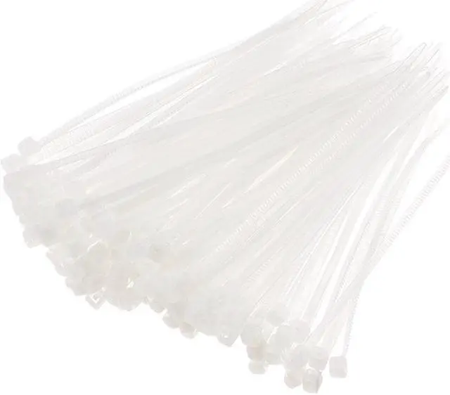 Main image of Cable Zip Ties 80mmx1.8mm Self-Locking Nylon Tie Wraps White 300pcs