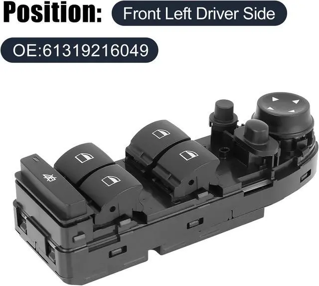 Alt view image 2 of 7 - 61319216049 Automobile New Front Left Side Master Power Window Control Switch for 2013-2015 BMW X1