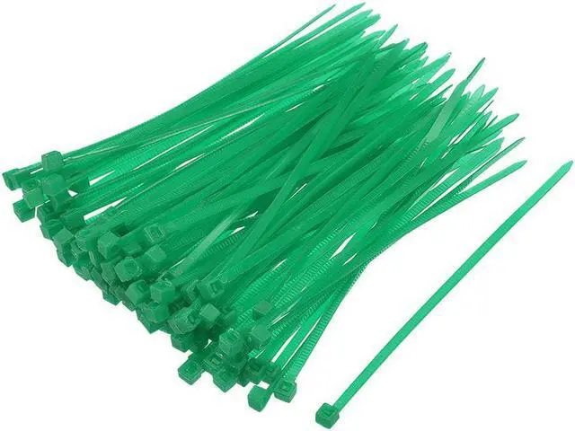 Main image of Cable Zip Ties 100mmx1.8mm Self-Locking Nylon Tie Wraps Green 700pcs