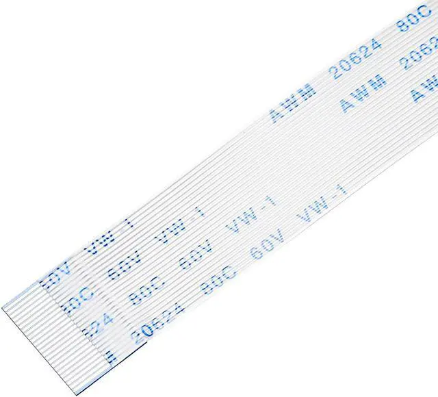 Alt view image 4 of 4 - Flexible Flat Cable, 24 Pins 0.5mm Pitch 150mm FPC FFC Flexible Ribbon Cable for LCD TV Car Audio DVD Player Laptop 10Pcs (A Type)