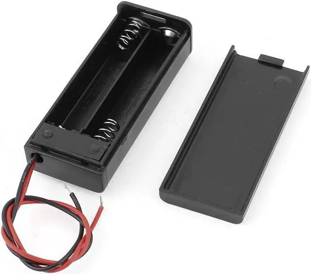 Main image of Batteries Holder Case Box w Switch w Cover for 2 x 1.5V AAA Battery