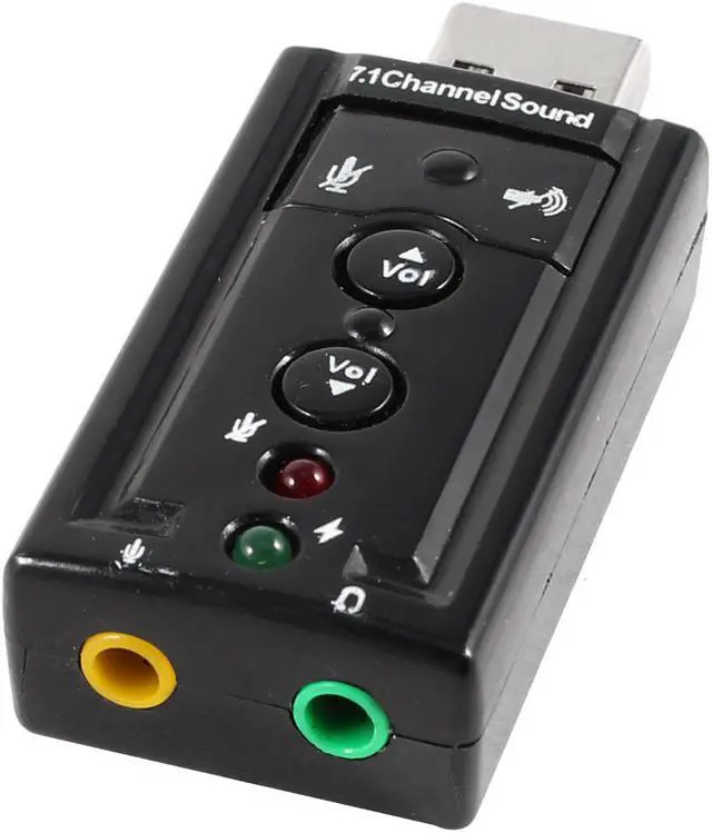 Main image of Connector External USB 2.0 to 3D Virtual Audio Sound Card Adapter 7.1 CH 3.5mm