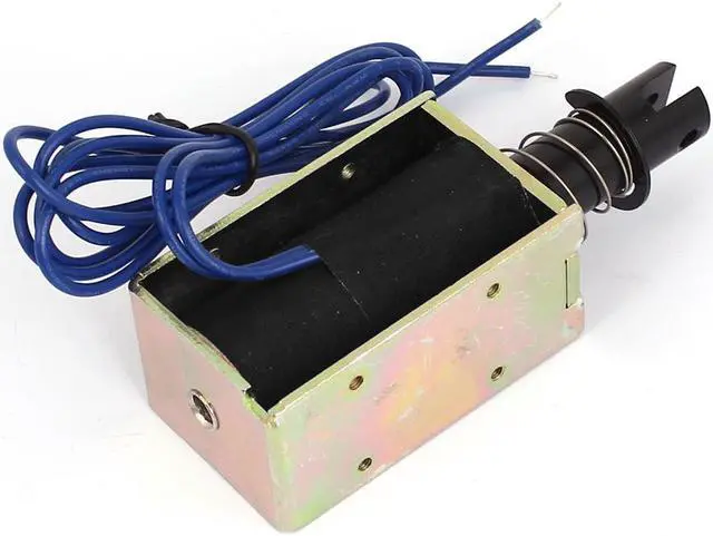 Alt view image 2 of 2 - a14052300ux1091 Stroke Pull Type Open Frame Solenoid Electromagnet, DC 24V, 0.8 A, 70N Force, 20 mm