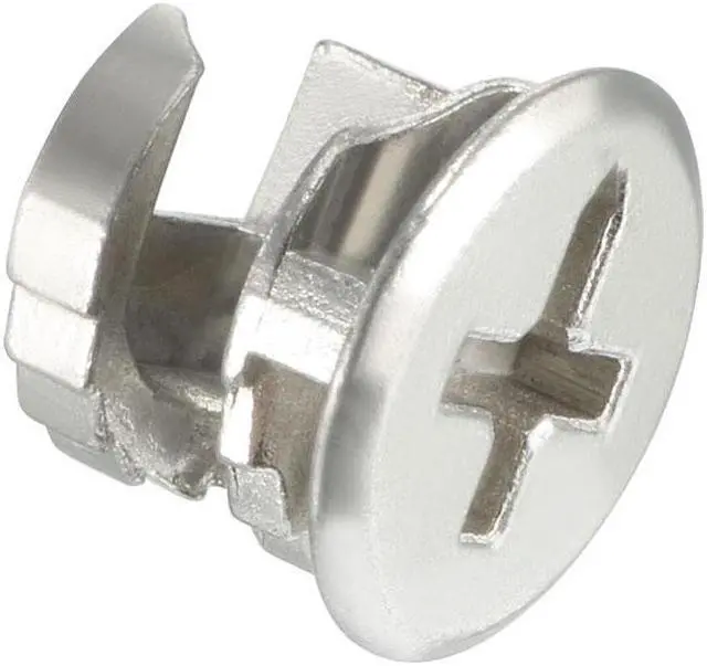 Alt view image 4 of 6 - 20 Pcs Furniture Connecter Cam Lock Fittings 13mm x 11mm for Cabinet Drawer Dresser and Wardrobe Furniture Panel Connecting