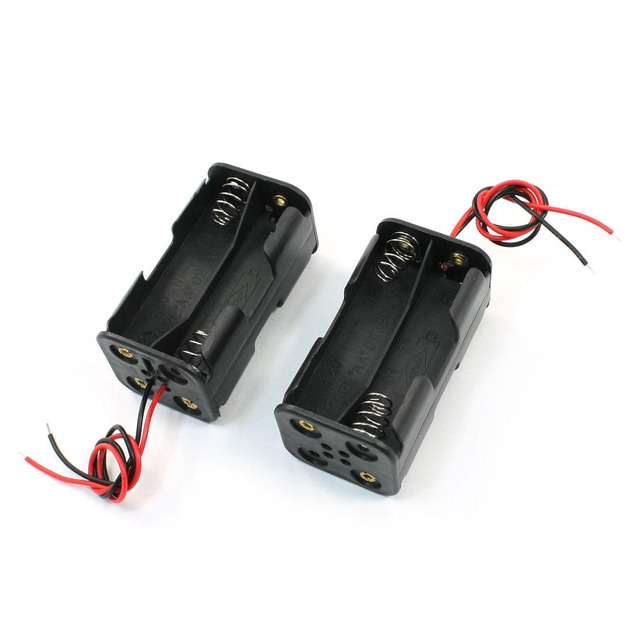 thumbnail image 2 of 2-Pack 4 AA Battery Holder With USB Port - On/Off Switch Case For Power Projects 2 of 9