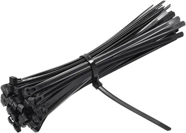 Alt view image 3 of 3 - Reusable Cable Zip Ties 12 Inch Releasable Nylon Wire Slipknot Strap Black 50pcs