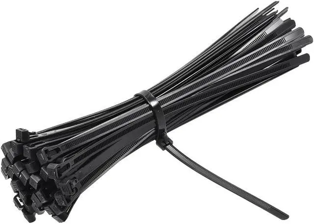 Alt view image 3 of 3 - Reusable Cable Zip Ties 12 Inch Releasable Nylon Wire Slipknot Strap Black 30pcs