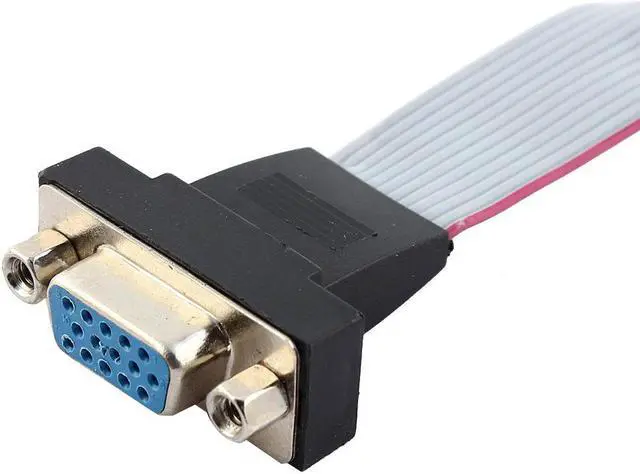 Alt view image 2 of 3 - Unique Bargains VGA 15 Terminal HD15 Female to 12 Terminal Power Cable Convertor