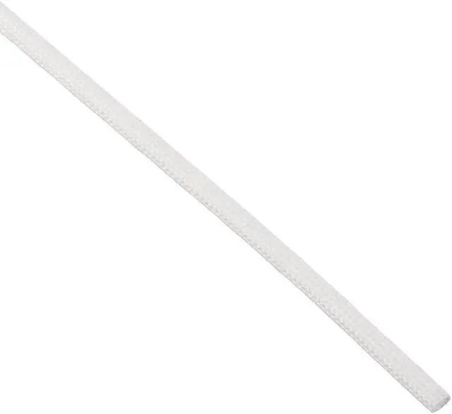 Main image of Insulation Braid Sleeve, 29.5Ft-1.5mm Silicone Fiberglass Sleeve White
