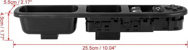 Alt view image 6 of 6 - 6554.QC Car Master Power Window Control Switch for 2009-2013 Peugeot 207