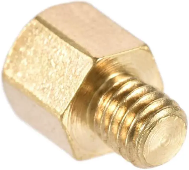 Alt view image 3 of 4 - M3x5mm+3mm Male-Female Brass Hex PCB Motherboard Spacer Standoff for FPV Drone Quadcopter, Computer & Circuit Board 50pcs