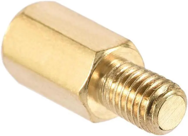 Alt view image 3 of 4 - M5x12mm+7mm Male-Female Brass Hex PCB Motherboard Spacer Standoff for FPV Drone Quadcopter, Computer & Circuit Board 10pcs