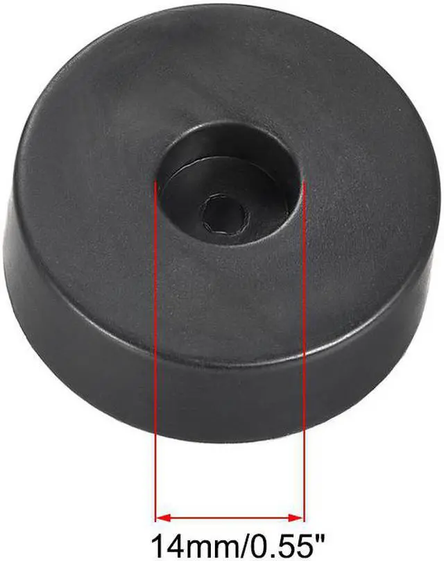 Alt view image 2 of 3 - 8 Pcs D45xH15mm Rubber Feet Anti-Vibration Base Pad Stand for Speaker Guitar Amplifier HiFi