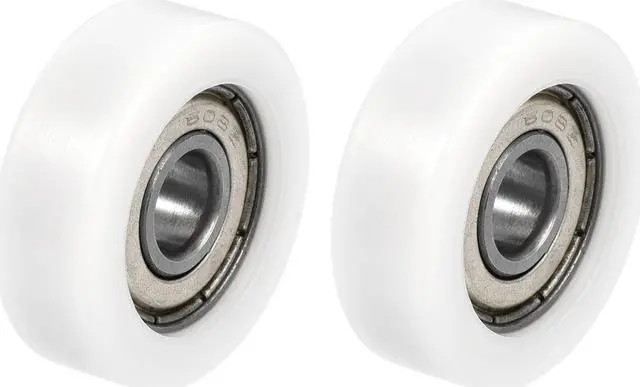 Main image of 608ZZ Ball Bearing Guide Pulley Roller Round Wheel 8x30x10mm Double Metal Shielded (GCr15) Chrome Steel Bearings 2pcs