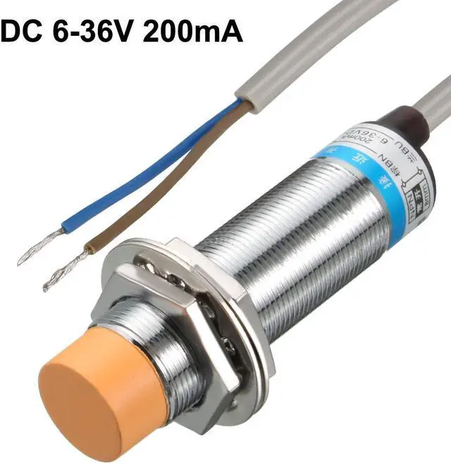 Alt view image 2 of 5 - Unique Bargains 8mm Inductive Proximity Sensor Switch NO DC 6-36V 200mA 2-wire LJ18A3-8-Z/EX