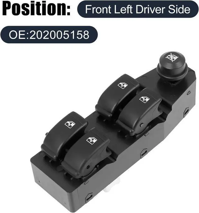 Alt view image 2 of 6 - 202005158 Power Window Switch Front Driver Left Side for Chevrolet Aveo Aveo5