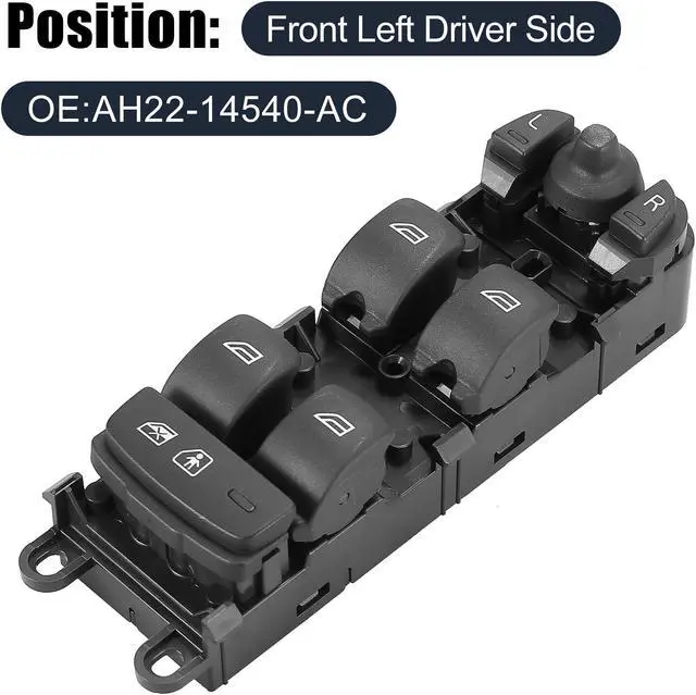 Alt view image 2 of 6 - AH22-14540-AC Power Window Switch Front Driver Left Side for Land Rover LR2 Range Rover Sport LR4