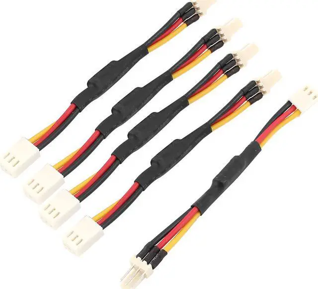 Main image of Computer Case Fan 3P Reduce Speed Noise Resistor Cable 5Pcs