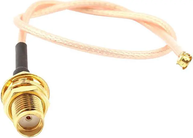 Main image of SMA Female Nut Bulkhead to U.FL IPX IPEX RF Coax Adapter Pigtail 20cm