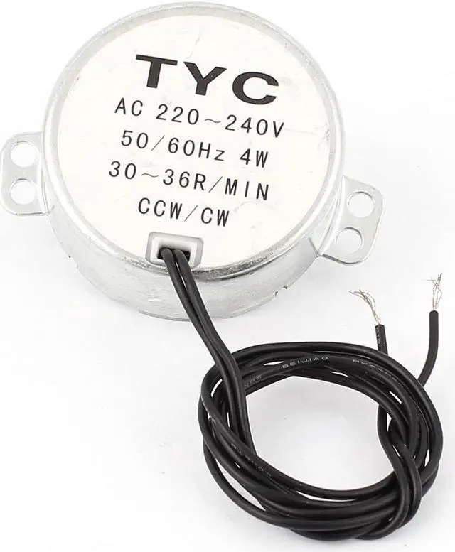 Alt view image 2 of 2 - AC 220-240V 30-36RPM Fan CCW/CW Electric Synchron Synchronous Motor