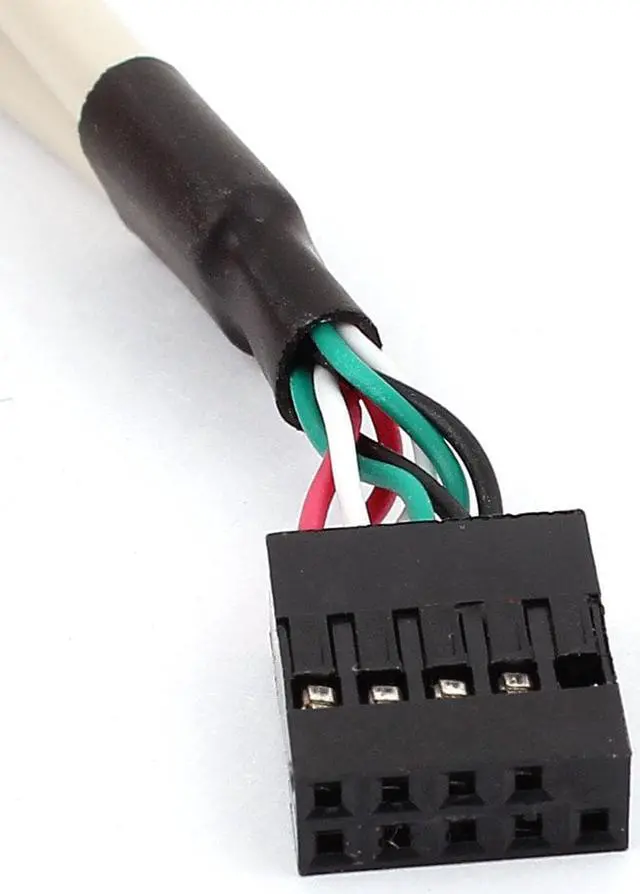 Alt view image 2 of 3 - 2 Pcs 2 Port USB 2.0 Motherboard Rear Panel Expansion Bracket Host Adapter