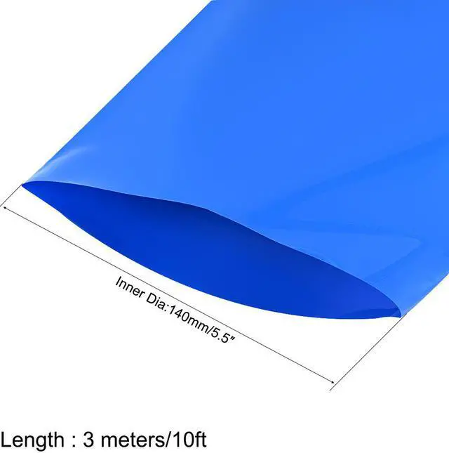 Alt view image 3 of 4 - Battery Wrap, 220mm Flat Width 140mm Dia 3 Meters Heat Shrink Tube Wraps for Big Battery Pack Blue