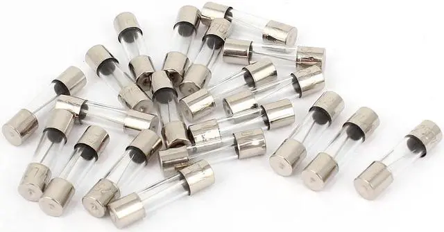 Main image of 20 Pcs 250V 15A F15AL Quick Fast Blow Glass Tube Fuses 5mm x 20mm