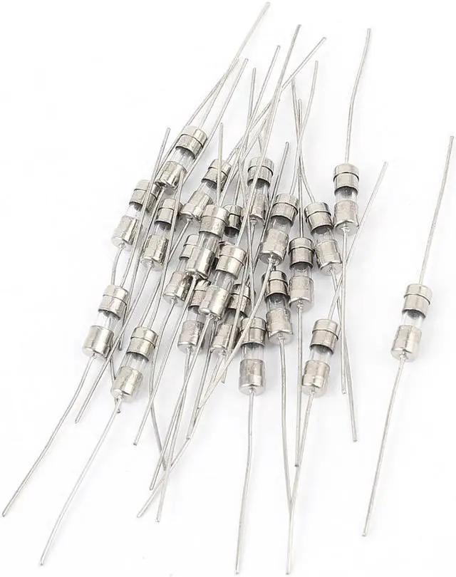 Main image of 20pcs AC 250V 6.3A 4x11mm Fast-blow Acting Axial Glass Fuse
