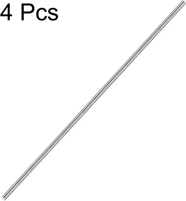 Alt view image 3 of 4 - 5mm x 450mm 304 Stainless Steel Solid Round Rod for DIY Craft - 4pcs