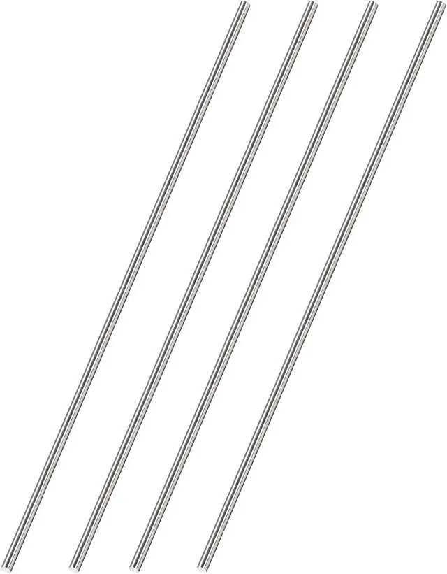 Main image of 5mm x 450mm 304 Stainless Steel Solid Round Rod for DIY Craft - 4pcs