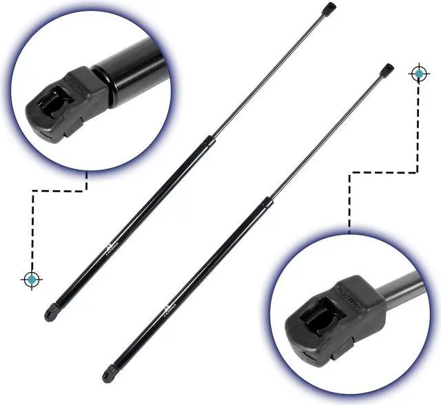 Alt view image 4 of 5 - 2pcs Front Hood Lift Supports Struts Shocks Gas Spring SG229026B for Toyota Sequoia 2008-2014