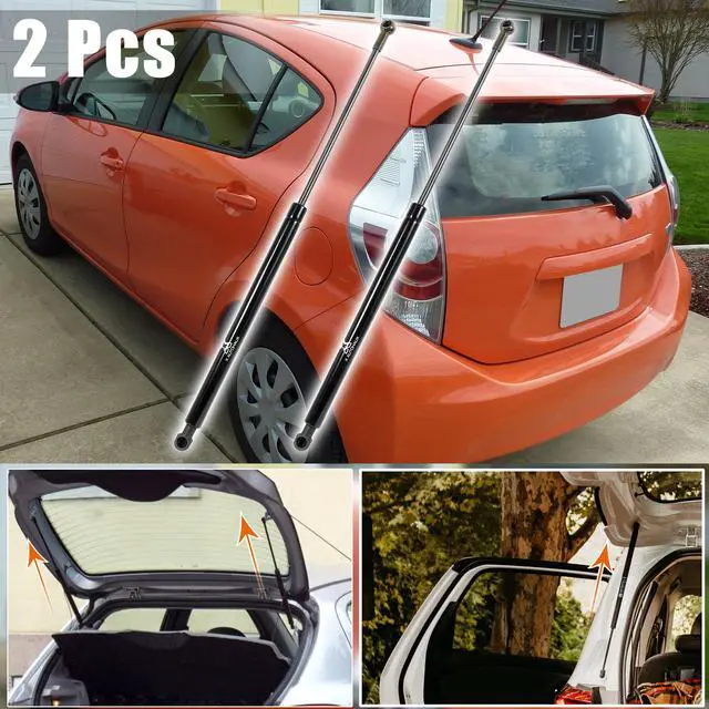 Alt view image 2 of 5 - 2pcs Rear Trunk Lift Supports Struts Shocks Gas Spring PM2039B for Toyota Prius 2004-2007