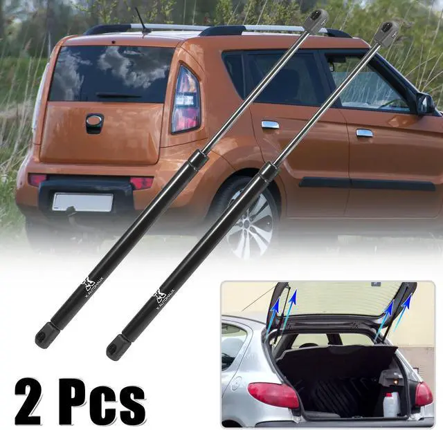Alt view image 4 of 6 - 2pcs Rear Hood Lift Supports Struts Shocks Gas Spring for Kia Soul 2010-2013